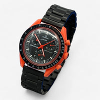 Bracelet MoonSwatch en Acier Inoxydable Lava: Noir