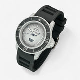 Bracelet Blancpain x Swatch Caoutchouc / Silicone Gris