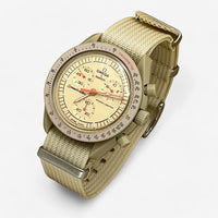 Bracelet Moonswatch Mission to Jupiter Autres: Cuir Nato Toile Nato uni: Beige