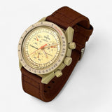 Bracelet Omega x Swatch Moonswatch en Toile Jupiter: Marron