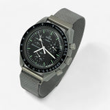 Bracelet Moonswatch Mission to the Moon Autre : Cuir Nato Acier Toile Acier Design : Argent