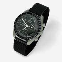 Bracelet MoonSwatch en Acier Design Moon: Noir