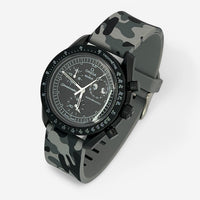 Bracelet MoonSwatch en Caoutchouc Militaire New Moon: Noir