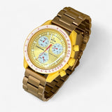 Bracelet MoonSwatch en Acier Inoxydable Sun: Or