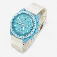 Bracelet Moonswatch Mission to Uranus Nato Uni : Blanc