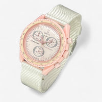 Bracelet Moonswatch Mission to Venus Nato Uni : Blanc