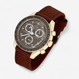 Bracelet Omega x Swatch Moonswatch en Toile Desert: Marron
