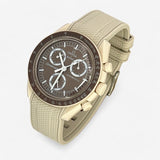 Bracelet MoonSwatch en Caoutchouc Texturé Premium Uni Desert: Kaki