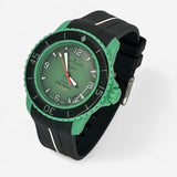 Bracelet Blancpain x Swatch en Caoutchouc 1 bande Indian: Noir Blanc