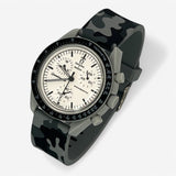 Bracelet Omega x Swatch Moonswatch 1965 Caoutchouc Militaire