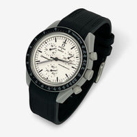 Bracelet Omega x Swatch Moonswatch 1965 Caoutchouc Premium: Noir