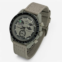 Bracelet Omega x Swatch Moonswatch en Toile Earthphase: Gris