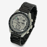 Bracelet MoonSwatch en Acier Inoxydable Earthphase: Noir