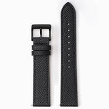 Bracelet MoonSwatch en cuir texturé