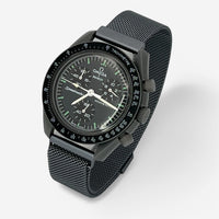 Bracelet MoonSwatch en Acier Design Mercury: Argent Foncé