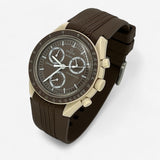 Bracelet MoonSwatch en Caoutchouc Premium Design Desert : Marron
