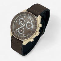 Bracelet MoonSwatch en Cuir Lisse