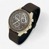 Bracelet MoonSwatch en Cuir Lisse