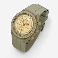 Bracelet MoonSwatch en Caoutchouc Premium Design Jupiter : Beige