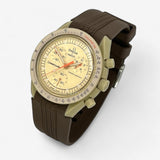 Bracelet MoonSwatch en Caoutchouc Premium Design Jupiter : Marron