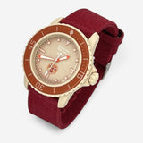 Bracelet Fifty Fathoms Arctic Ocean Autres: Cuir Nato Toile Toile 1: Bordeaux