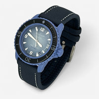 Bracelet Blancpain x Swatch Mixte Caoutchouc/Nylon Bleu Marine