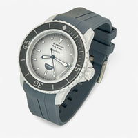 Bracelet Blancpain x Swatch en Caoutchouc 2 Gris