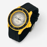 Bracelet Blancpain x Swatch en Caoutchouc Uni Pacific: Noir