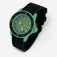 Bracelet Blancpain x Swatch en Caoutchouc 2 bandes Indian: Noir Noir