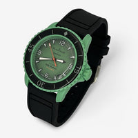 Bracelet Blancpain x Swatch Premium en Caoutchouc Indian: Noir