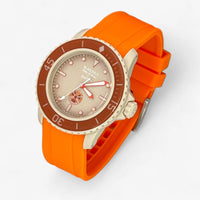 Bracelet Blancpain x Swatch en Caoutchouc Uni Orange