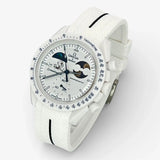 Bracelet Moonswatch Mission To Earthphase - Moonshine Gold Cold Moon