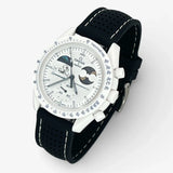 Bracelet Moonswatch Mission To Earthphase - Moonshine Gold Cold Moon