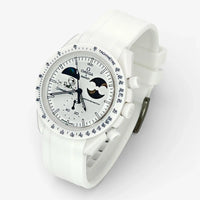 Bracelet Moonswatch Mission To Earthphase - Moonshine Gold Cold Moon