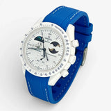 Bracelet Moonswatch Mission To Earthphase - Moonshine Gold Cold Moon