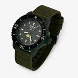 Bracelet Fifty Fathoms Green Abyss Autres: Cuir Nato Toile Acier Toile: Vert