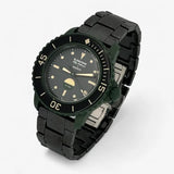 Bracelet Fifty Fathoms Green Abyss Autres: Cuir Nato Toile Acier Acier 1: Noir