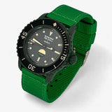 Bracelet Fifty Fathoms Green Abyss Autres: Cuir Nato Toile Acier Nato uni: Vert