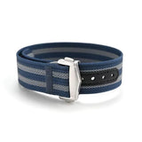 Bracelet MoonSwatch en Toile Premium Bleu Gris