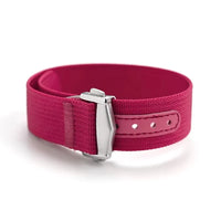 Bracelet MoonSwatch en Toile Premium Bordeaux