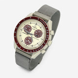Bracelet Moonswatch Mission to Pluton Autres: Nato Toile Acier Acier Design: Argent