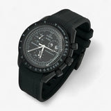 Bracelet MoonSwatch en Caoutchouc Premium New Moon: Noir + Boucle Noire