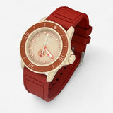 Bracelet Fifty Fathoms Arctic Ocean Caoutchouc Premium FKM: Rouge
