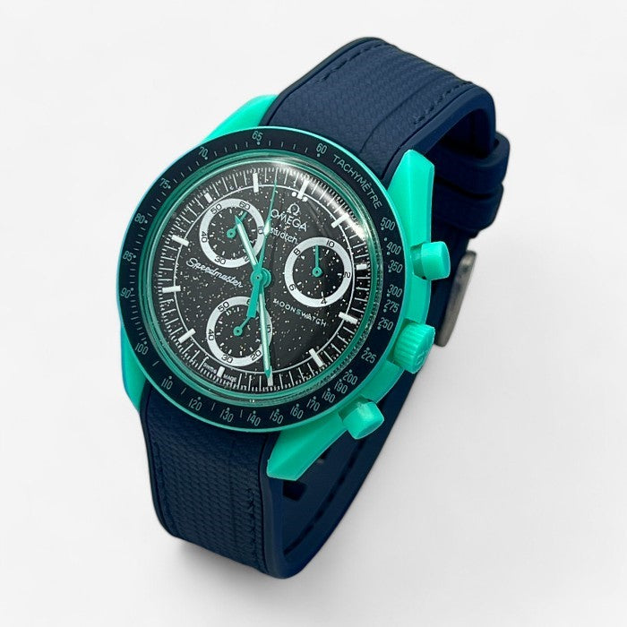 Moonswatch Mission on Earth Strap: Polar Lights | Omega x Swatch