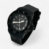 Bracelet Blancpain x Swatch en Caoutchouc Uni Storm: Noir + Boucle Noire