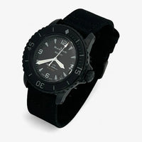 Bracelet Blancpain x Swatch en Toile 1 Storm: Noir + Boucle Noire
