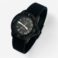 Bracelet Blancpain x Swatch Nervuré Storm: Noir + Boucle Noire