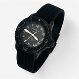 Bracelet Blancpain x Swatch Nervuré Storm: Noir + Boucle Noire