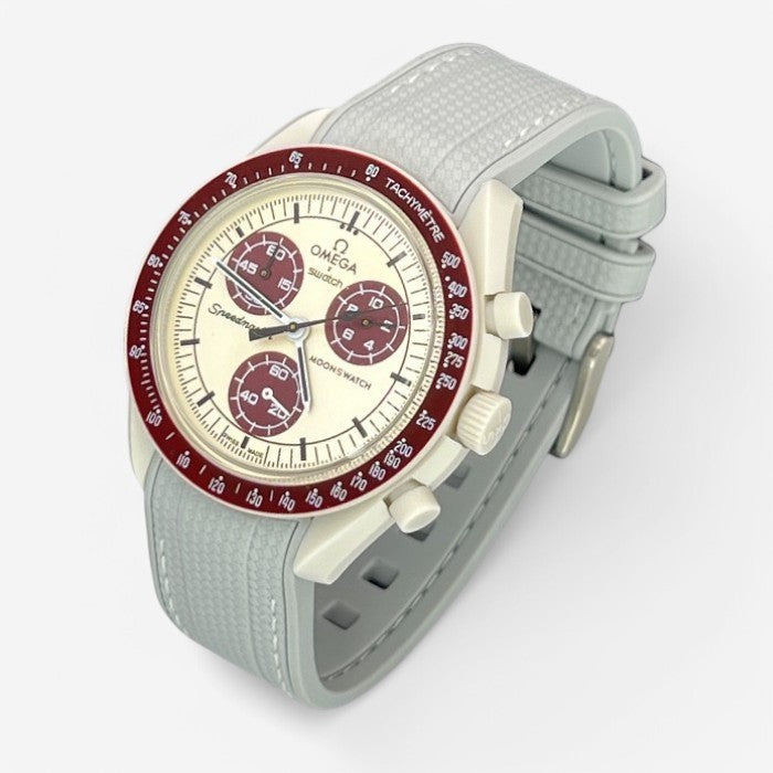 【正規品・稼働】MoonSwatch Mission to Pluto Swatch X Omega Speedmaster Mission to Pluto - Exquisite Timepieces