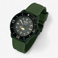 Bracelet Blancpain x Swatch en Caoutchouc 1 Green Abyss: Vert